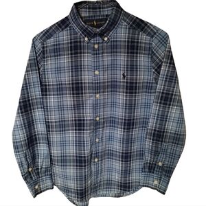 Polo Ralph Lauren Kids M 10-12 Long Sleeve Button Down Shirt